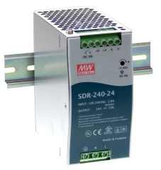 240W 24V 10.0A 88-264V SDR Minyatür Ray Montaj Güç Kaynağı-SDR-240-24