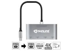 Sunline 170678 Type-C USB 3.0 Dönüştürücü Çoklayıcı