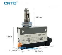 CNTD CZ-7312 Ters Makaralı Pim Mikro Switch