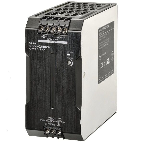 OMRON 24V DC 10A S8VK-C24024 Ray Tipi Güç Kaynağı