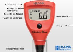 Hanna HI 98103 İnce Problu pH Ölçer 0.1 pH