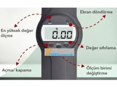 Loyka SDF-500 Dijital Dinamometre, Kuvvet Ölçer