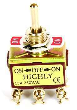 T23 6P ON-OFF-ON DPDT Toggle Switch