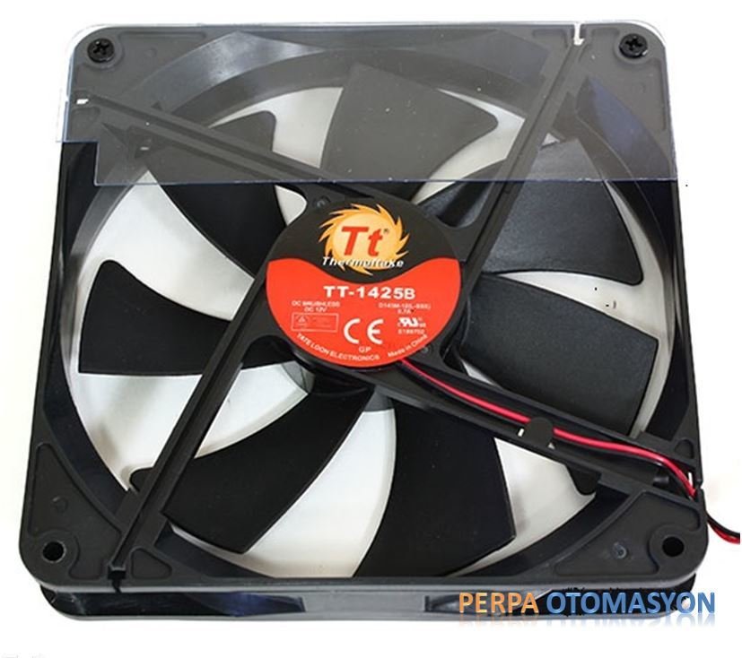 140x25 12V DC Rulmanlı Sessiz Soğutucu Fan