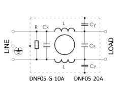 ﻿Aerodev DNF05-G 10A Şebeke Emi Filtresi