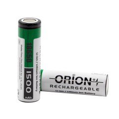 Orion 18650 3.7V 1500mAh Şarj Edilebilir Li-ion Pil