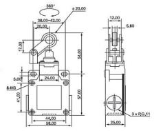 CNTD CSA-012 Ip65 Metal Limit Switch