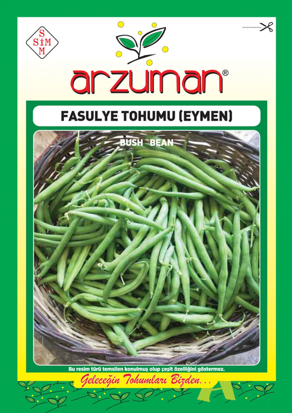 Eymen Fasulye Tohumu 50 Gr