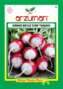 Kırmızı Beyaz Turp Tohumu 10 gr