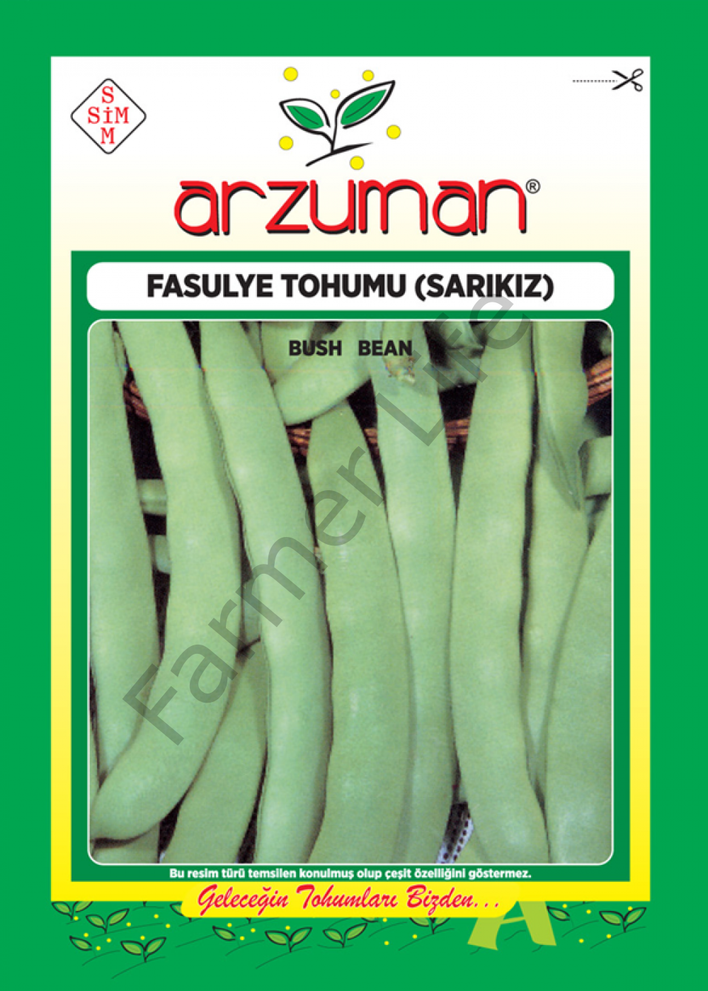 Fasulye Tohumu Sarıkız 50 gr