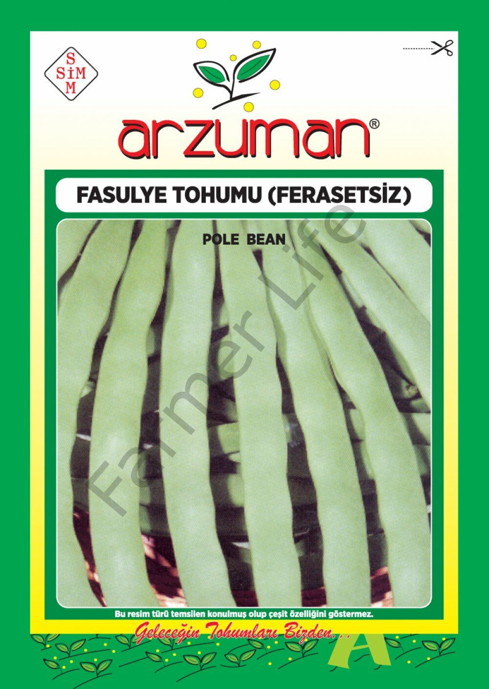Fasulye Tohumu Ferasetsiz 25 gr