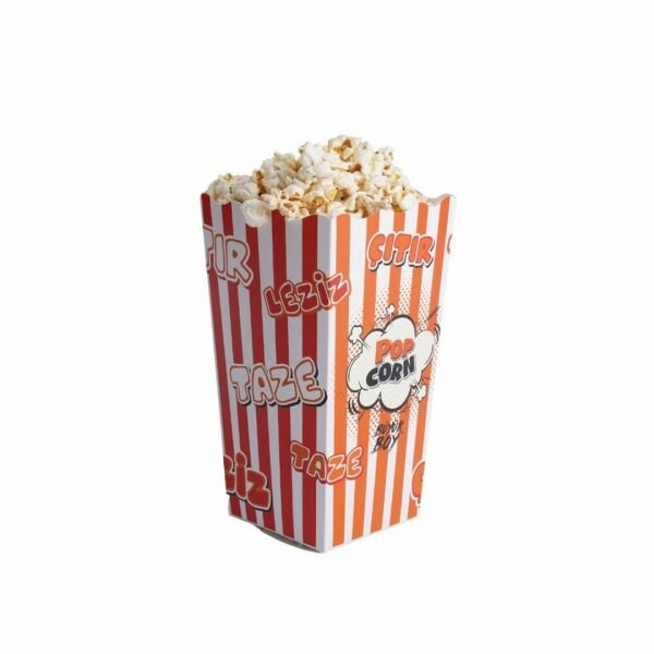 6x8,5x17 cm Küçük Boy Popcorn Kutusu - 230gr 500