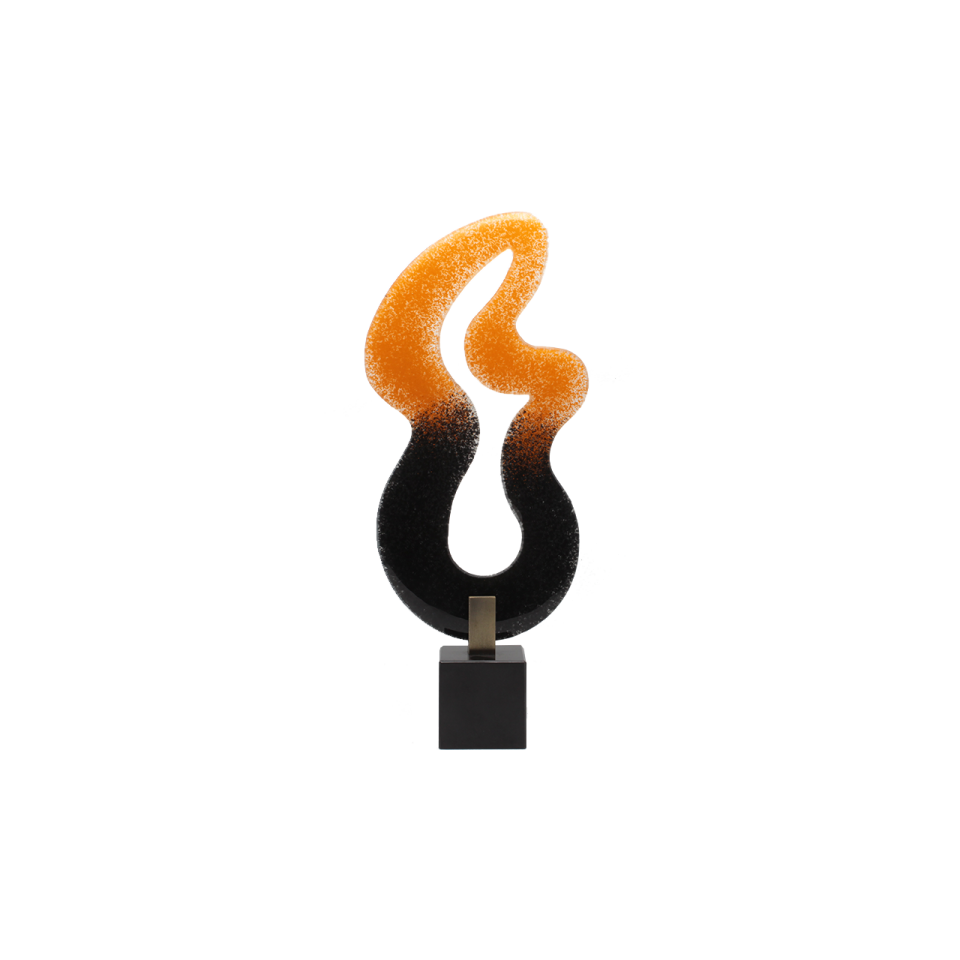 MERMER KAİDE ÜZERİ CAM SOYUT OBJE