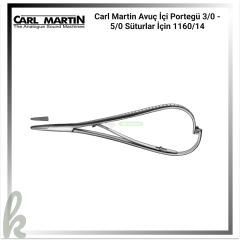 Carl Martin Avuç İçi Portegü 3/0 - 5/0 Süturlar İçin 1160/14