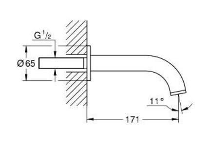 Grohe Atrio New Çıkış Ucu - 13487DA0