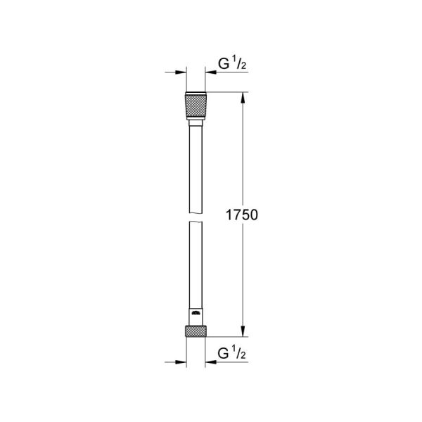 Grohe Relexa Silverfleks Spiral Hortum 175 cm - 28388A00