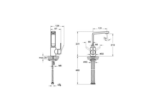 Artema Suit L A42466 Lavabo Bataryası Krom