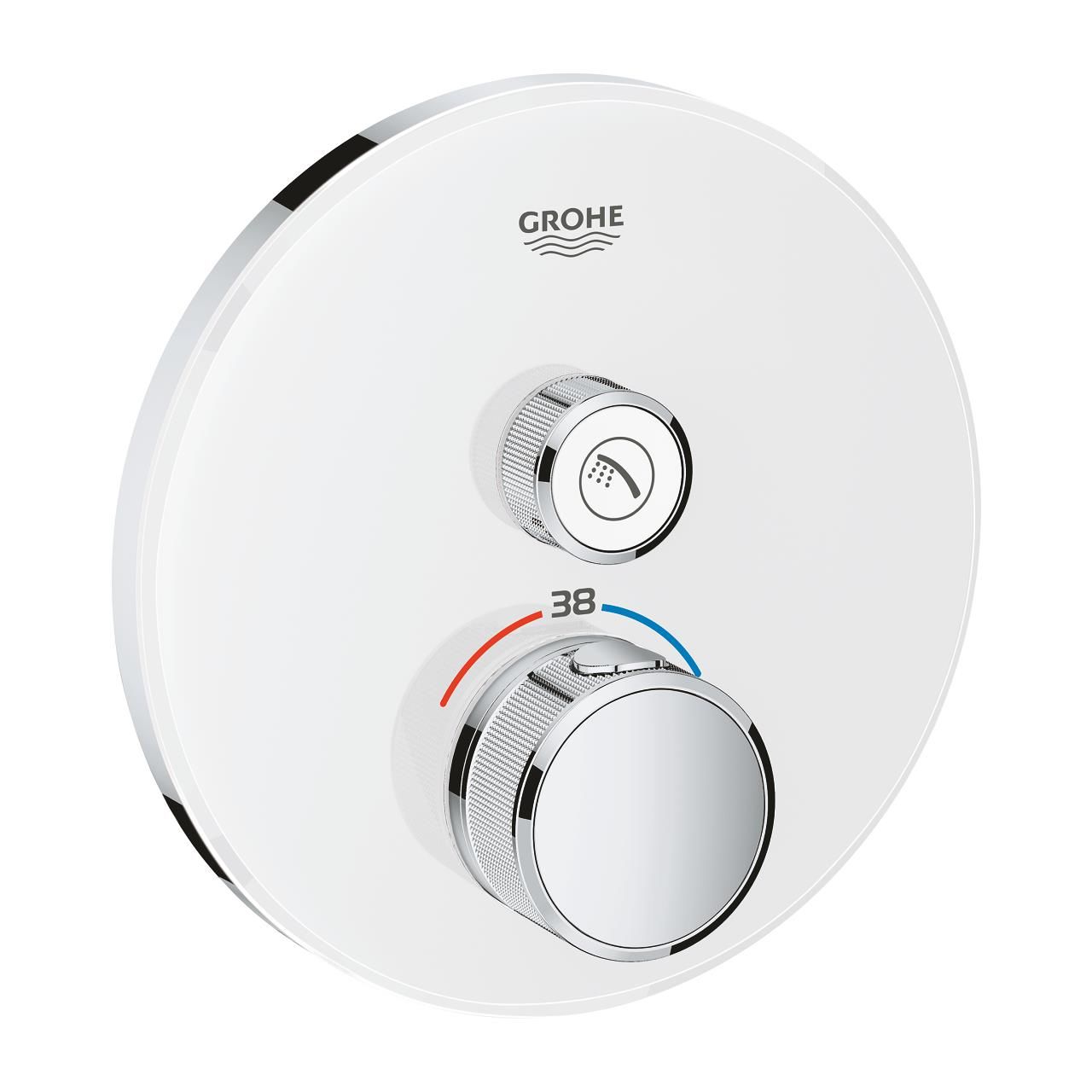 Grohe GROHTHERM SMARTCONTROL TEK VALFLİ AKIŞ KONTROLLÜ, ANKASTRE TERMOSTATİK DUŞ BATARYASI - 29150LS0