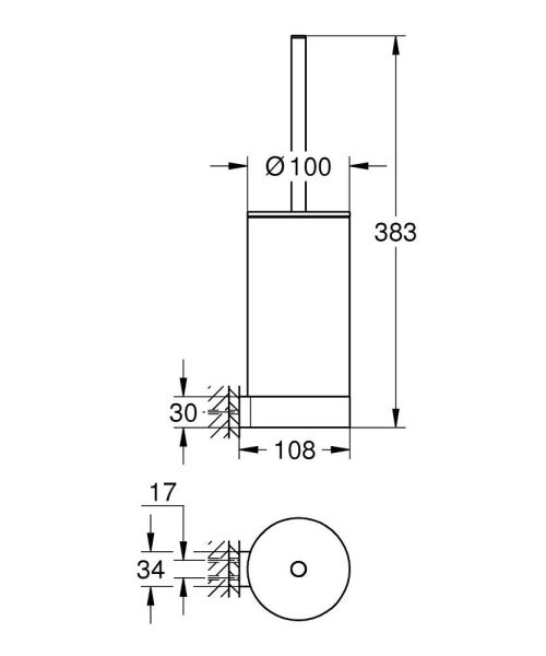 Grohe Selection Tuvalet Fırçası - 41076DL0