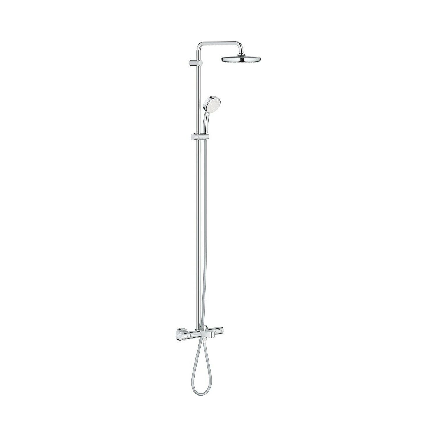 Grohe Tempesta Cosmo. System 210 Duvara Monte Termostatik Banyo Bataryalı Duş Sistemi-26223001