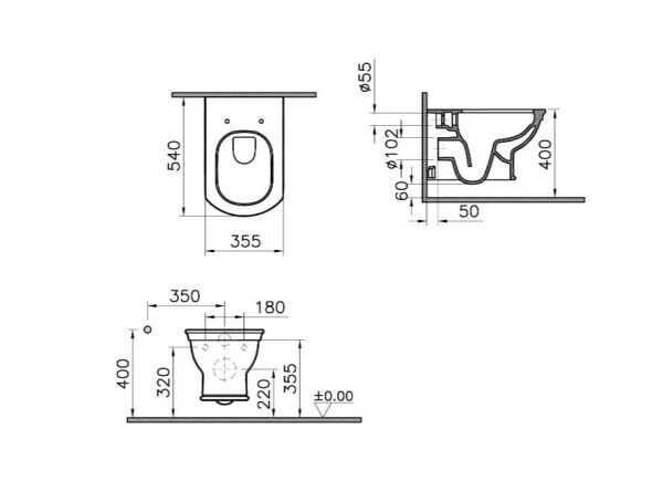 VitrA Valarte Asma Klozet - 7805B003-0090