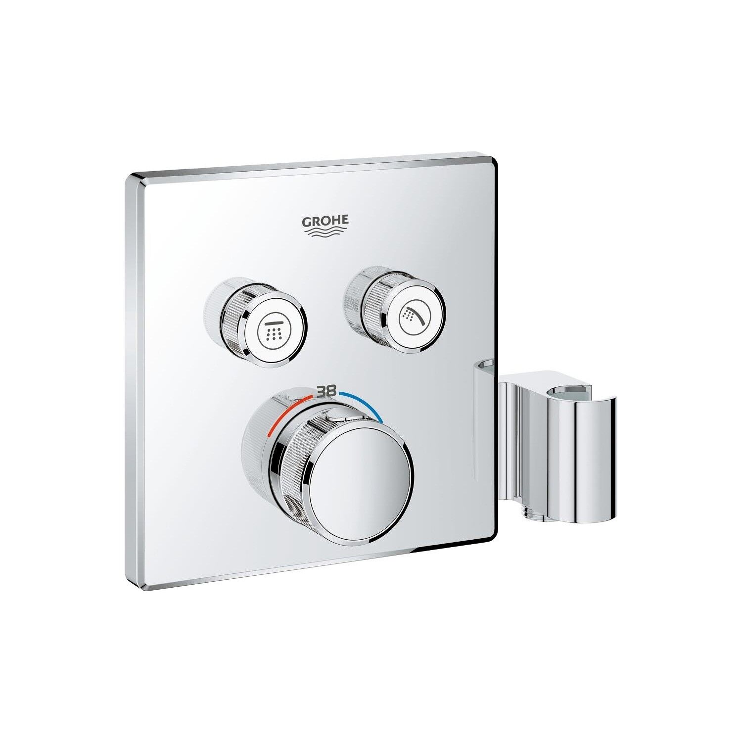 Grohe Grohtherm Smartcontrol Çift Yönlü, El Duş Çıkışlı Ankastre Termostatik Duş Bataryası - 29125000