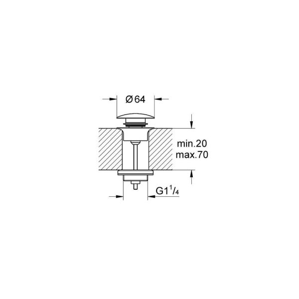 Grohe Bas-Aç Gider Seti - 65807DA0