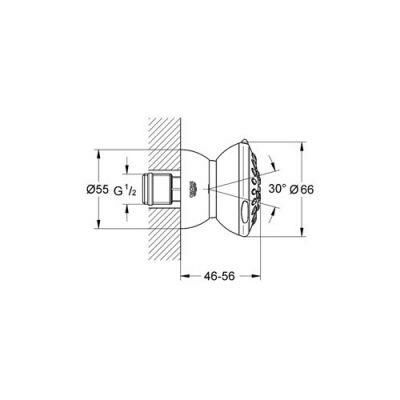 Grohe Relexa Yan Duş 2 Akışlı - 27067000