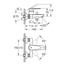 Grohe Bauedge Yeni Tek Kumandalı Banyo Bataryası 23605001