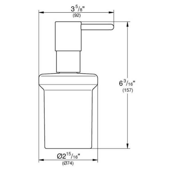 Grohe Grıe Sıvı Sabunluk Camı ve Pompası Essentials 40394GL1