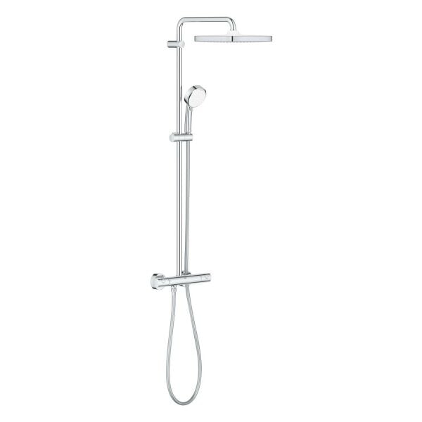 Grohe Tempesta Cosmopolitan System 250 Cube Duvara Monte Termostatlı Duş Sistemi - 26689000