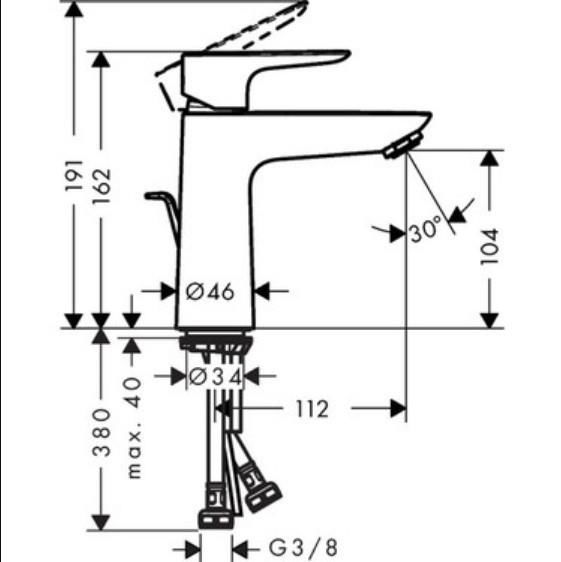 Hansgrohe Talis E 3'lü Termostatik Batarya Seti - 71710000set