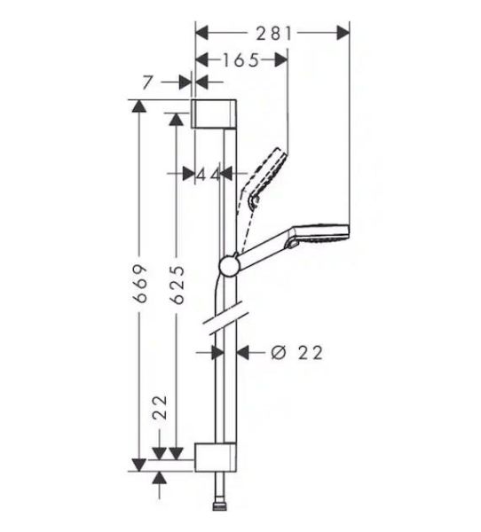 Hansgrohe Talis E 3'lü Termostatik Batarya Seti - 71710000set