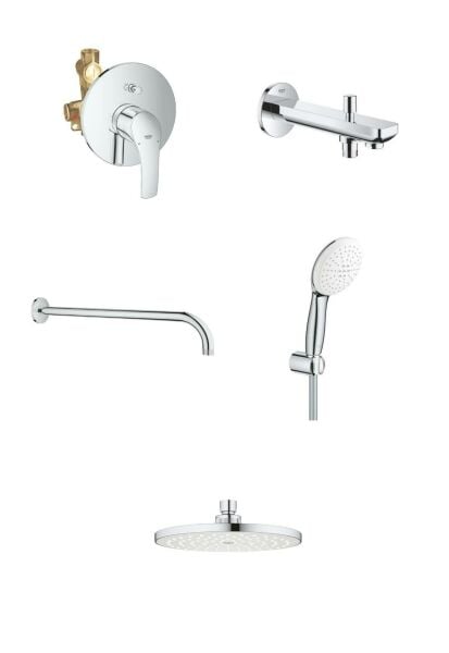 Grohe Eurosmart Gagalı Ankastre Banyo Seti - 33305003SET5