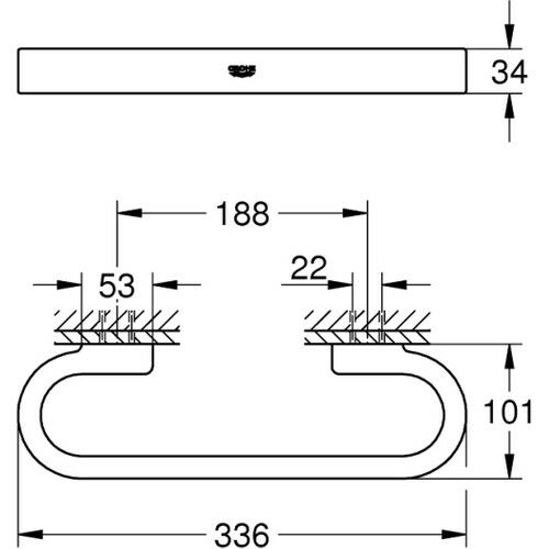 Grohe Selection Banyo Tutamağı - 41064A00