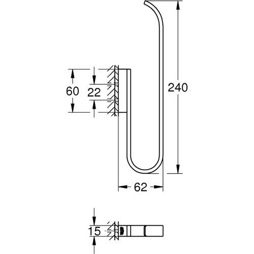 Grohe Selection Yedek Tuvalet Kağıdı Tutacağı (Çift Rulo Için) - 41067GL0