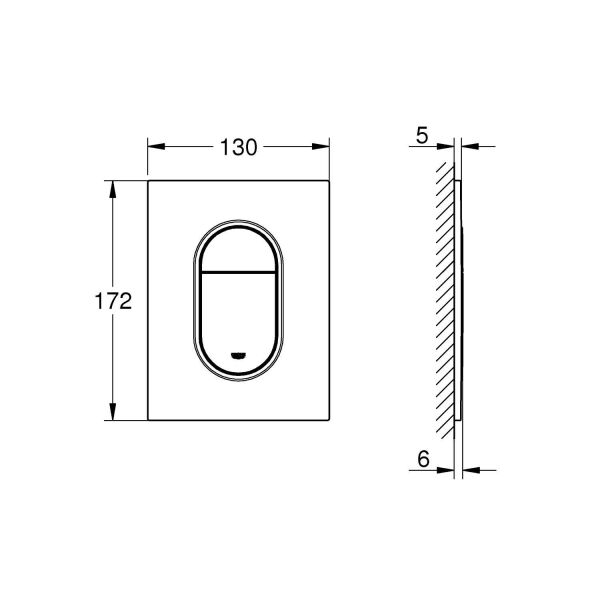 Grohe Arena Cosmopolitan S Kumanda Paneli - 37624AL0