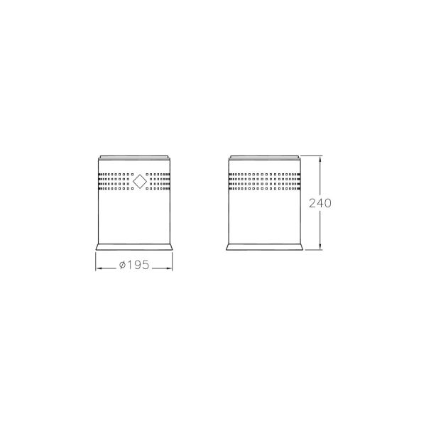 Artema Arkitekta A44048 Çöp Kovası Krom (3 Litre)