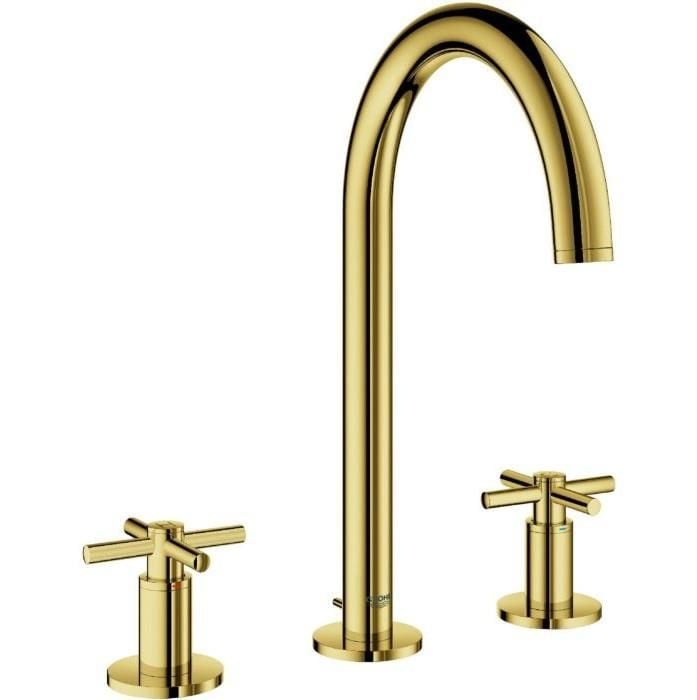 Grohe ATRİO 3 DELİKLİ LAVABO BATARYASI 1/2″ M-BOYUT - 20008GL3