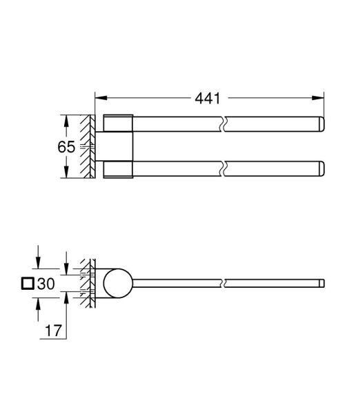 Grohe Selection Havlu Tutacağı - 41063DL0