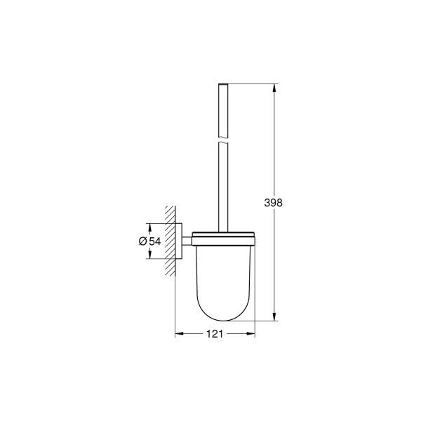 Grohe Essentials Tuvalet Fırçası Seti Cool Sunrise 40374GL1