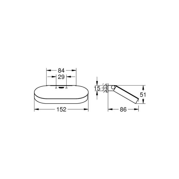 Grohe Selection Tuvalet Kağıtlığı - 41069DL0