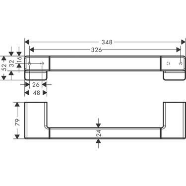 Hansgrohe Addstoris Krom Tutunma Barı - 41744000