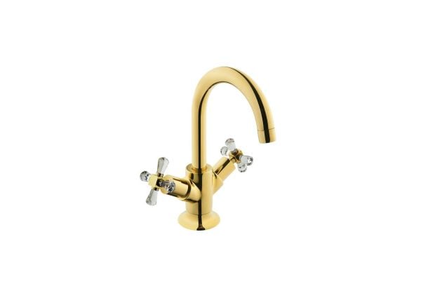 Artema Juno Swarovski A4166023 Altın Lavabo Bataryası