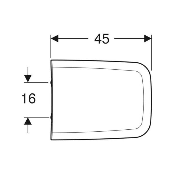 Geberit Icon Square Asma Klozet+Yavaş Kapanan Kapak