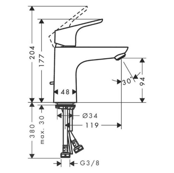 Hansgrohe Focus 2 3'lü Duş Seti 31607000SET