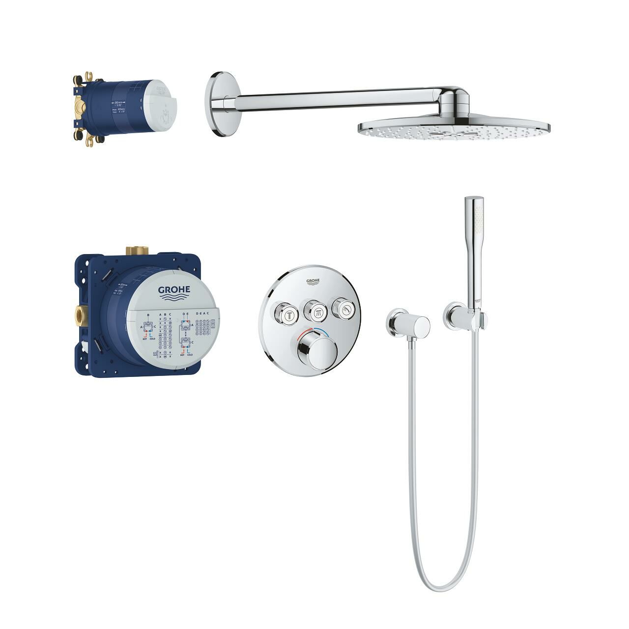 Grohe SmartControl Ankastre Duş Seti - 34709000