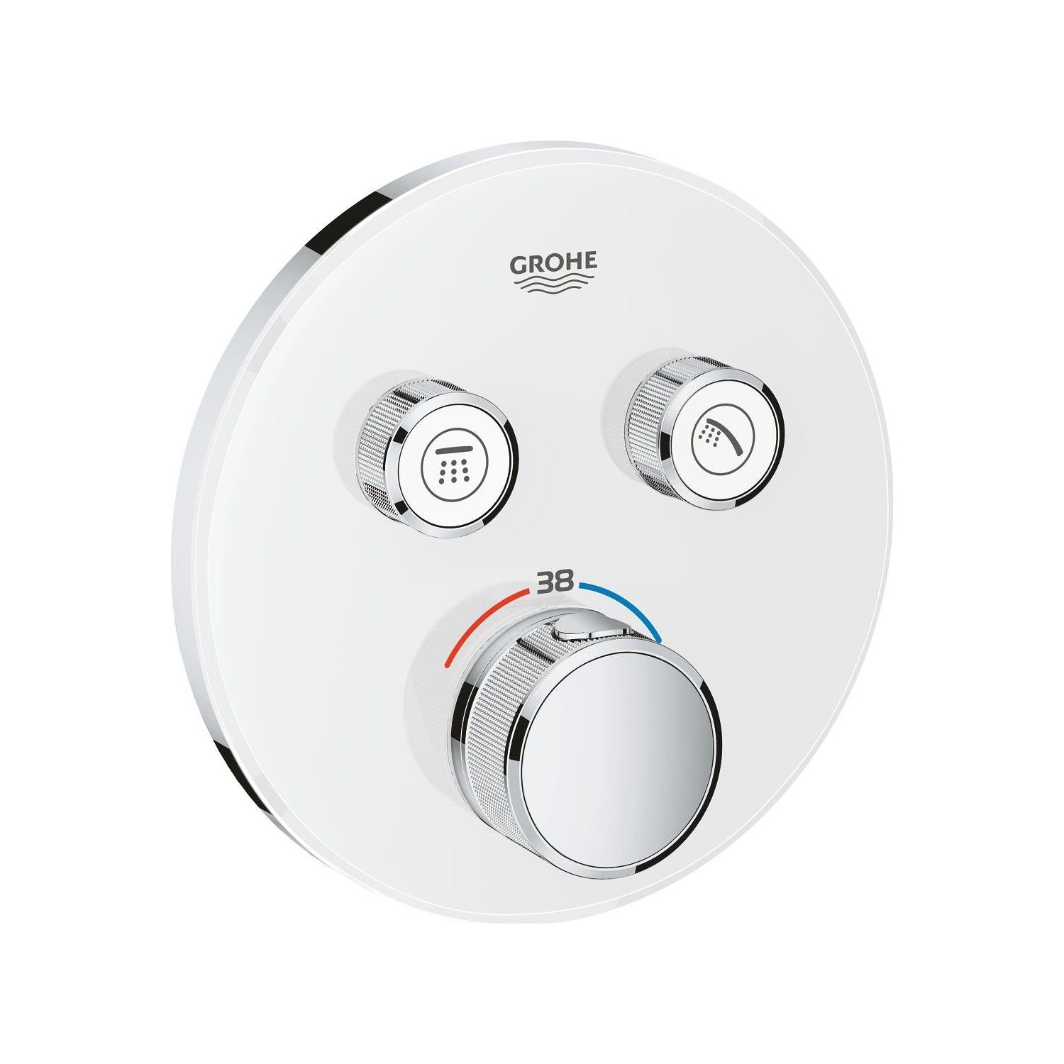 Grohe Grohtherm Smartcontrol Çift Yönlü Ankastre Termostatik Duş Bataryası - 29151LS0