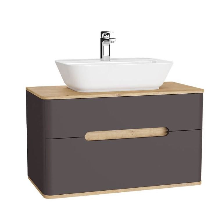 VitrA Sento Lavabo Dolabı 90 cm Tezgahüstü Lavabo - 62372