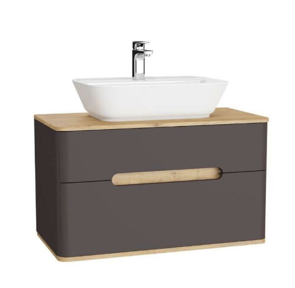 VitrA Sento Lavabo Dolabı 90 cm Tezgahüstü Lavabo - 62372